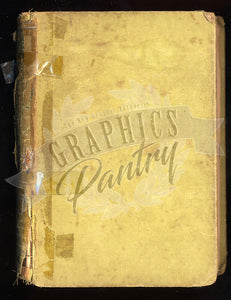 Antique Papers - Aged Book Covers - 06