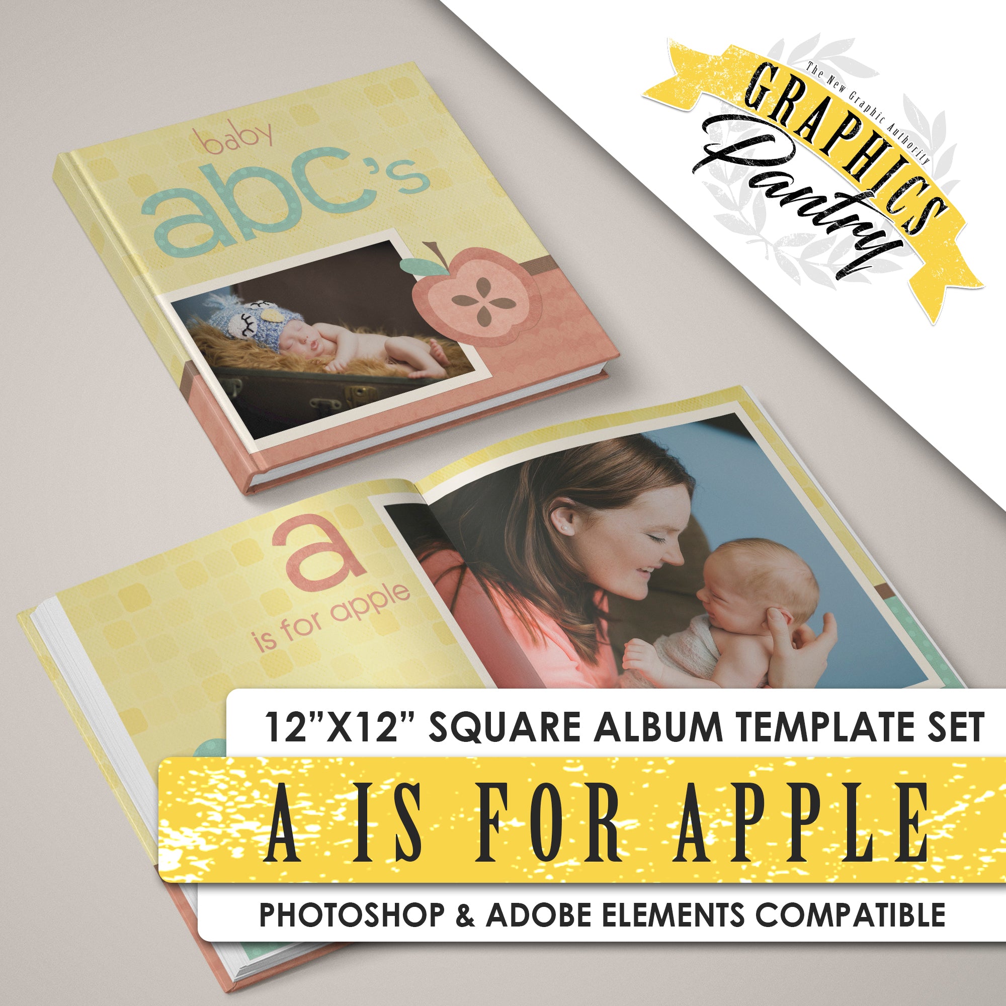 A Is For Apple - 12x12 - Album Spreads