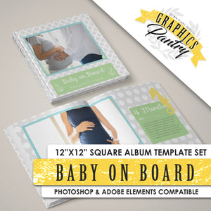 Baby On Board - 12x24 - Album Spreads