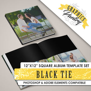 Enchanted - Black Tie - 12x24 - Album Spreads