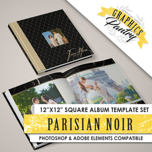 Parisian Noir - 12x24 - Album Spreads